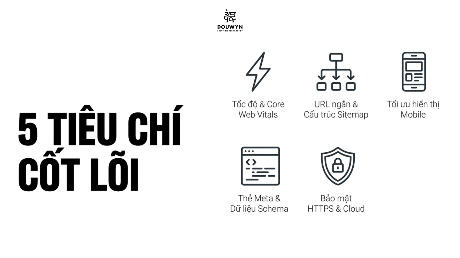 Five technical criteria for an SEO-friendly website
